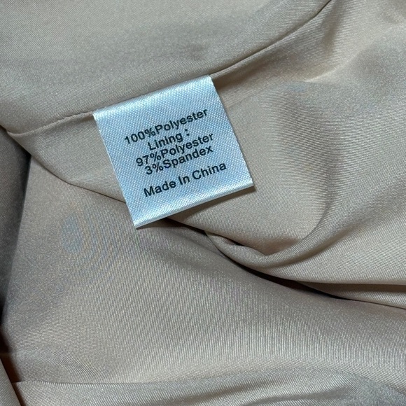 Tuckernuck x India Hicks London Skirt Size 4 NWT Gold Metallic Foil A-Line Midi - Picture 11 of 13